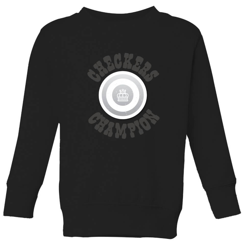 Checkers Champion White Checker Kids' Sweatshirt - Black