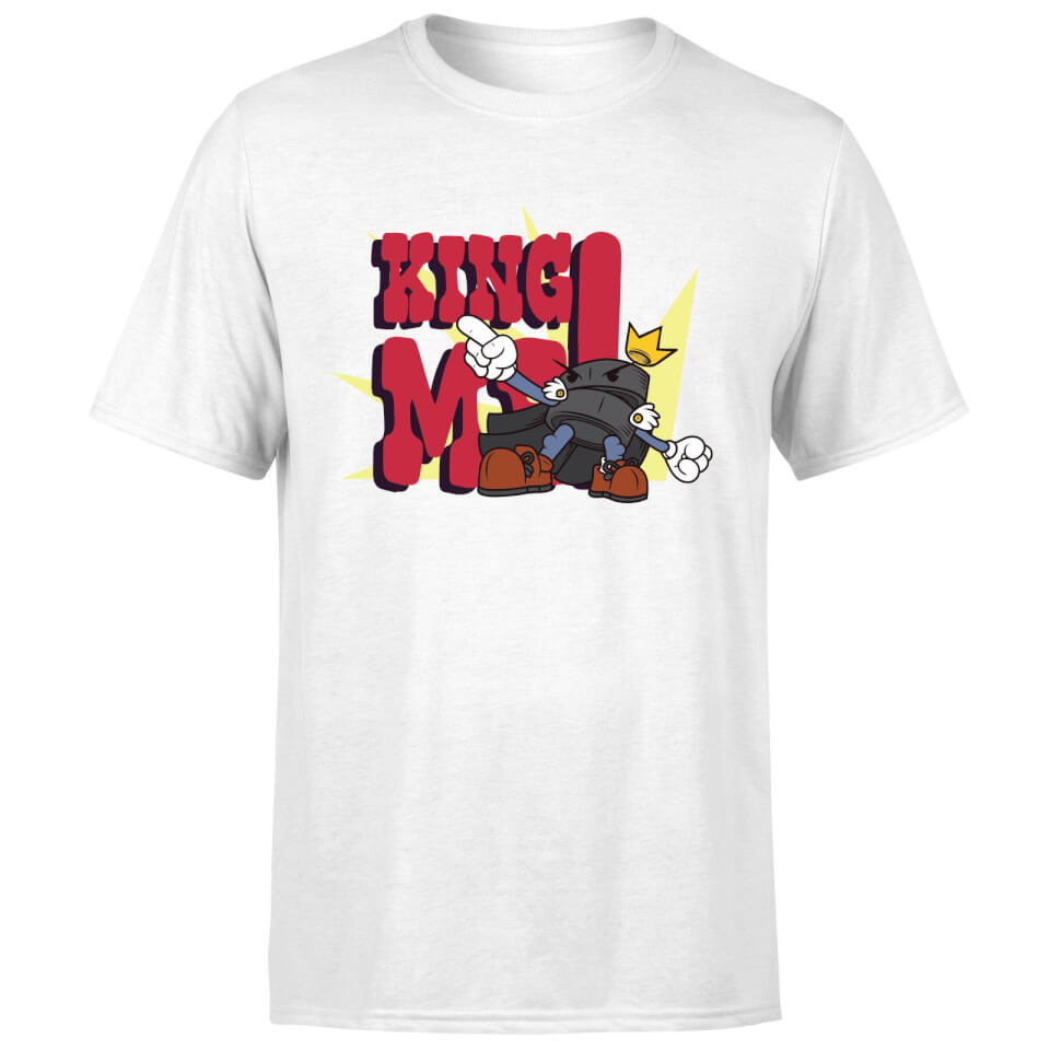 King Me! Checker King Men's T-Shirt - White 3