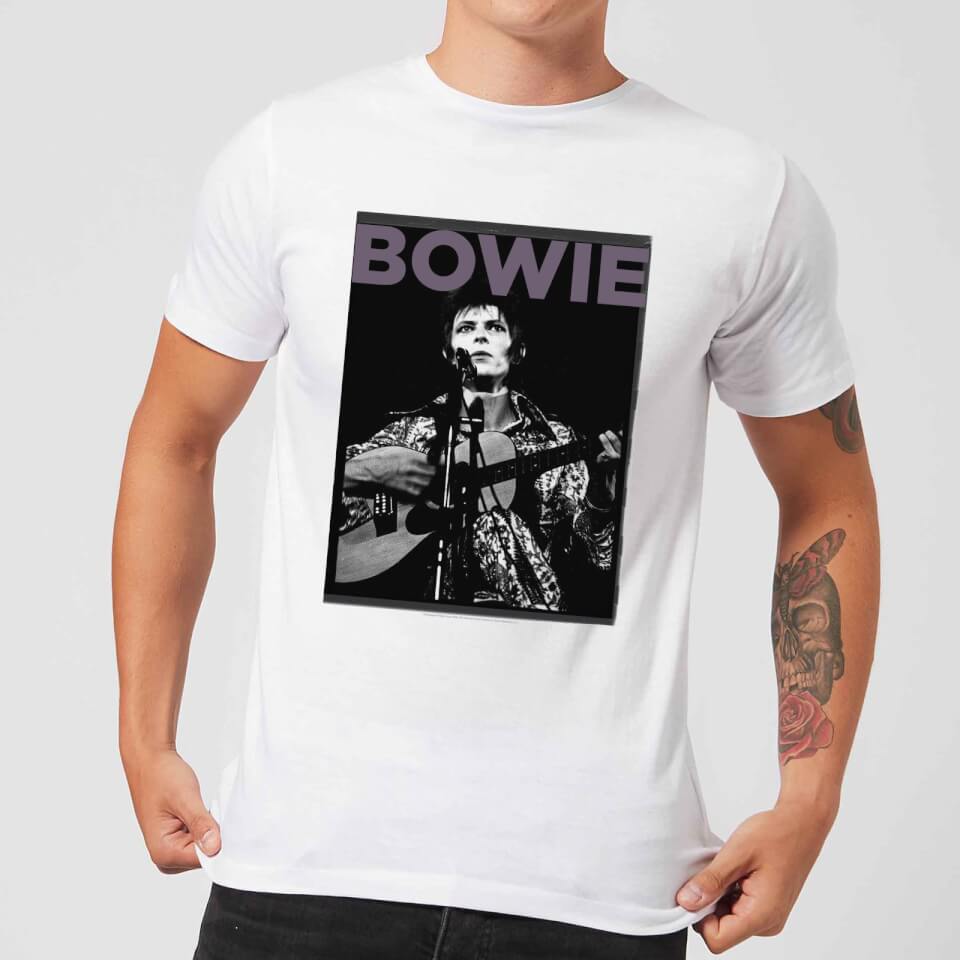 David Bowie Rock 2 Men's T-Shirt - White