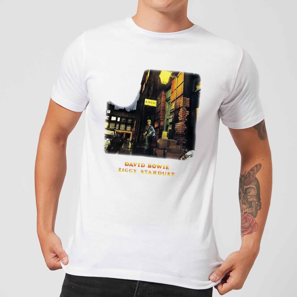 David Bowie Ziggy Stardust Men's T-Shirt - White