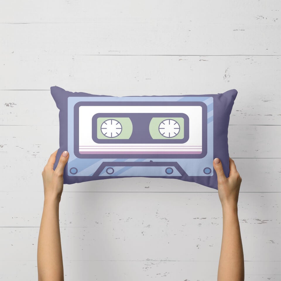 Simple Cassette Tape Rectangular Cushion 0