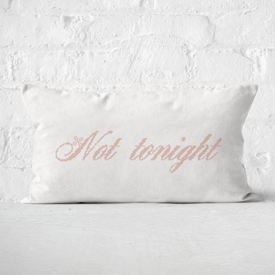Cheeky Not Tonight Rectangular Cushion