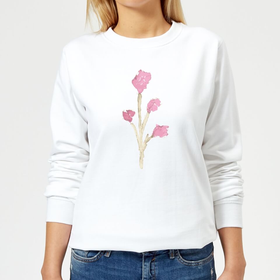Flower 17 Women's Sweatshirt - White