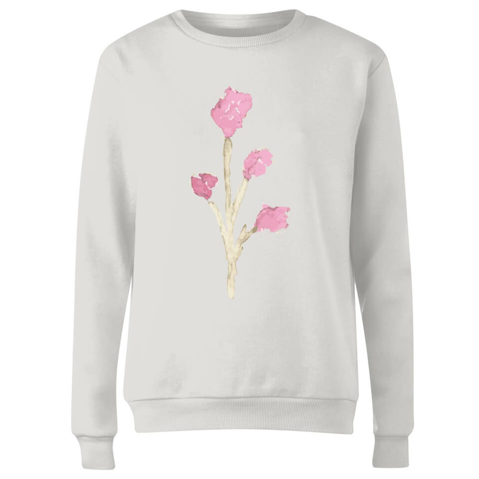 Flower 17 Women's Sweatshirt - White 2