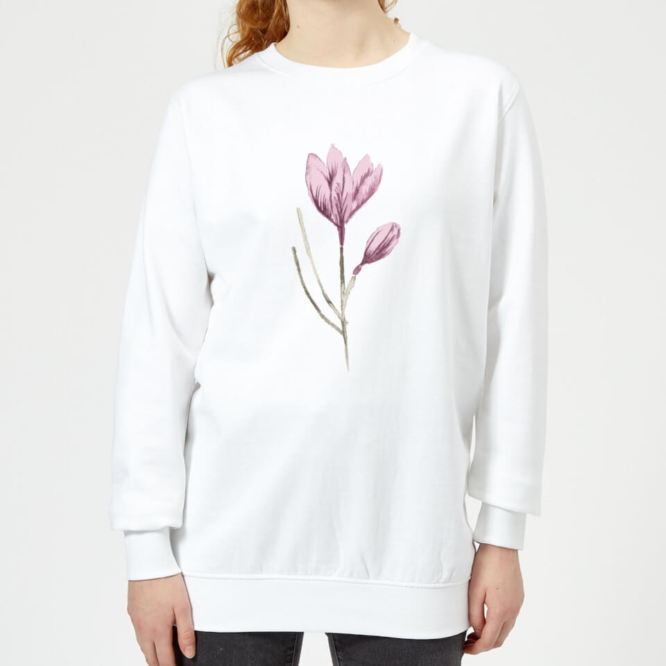 Flower 15 Women's Sweatshirt - White