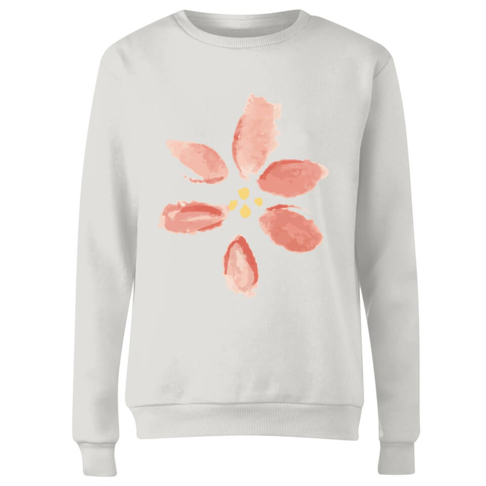 Flower 8 Women's Sweatshirt - White 2