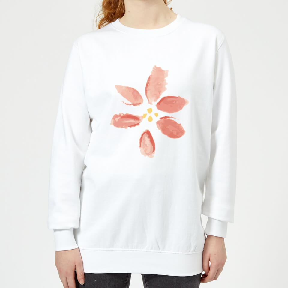 Flower 8 Women's Sweatshirt - White