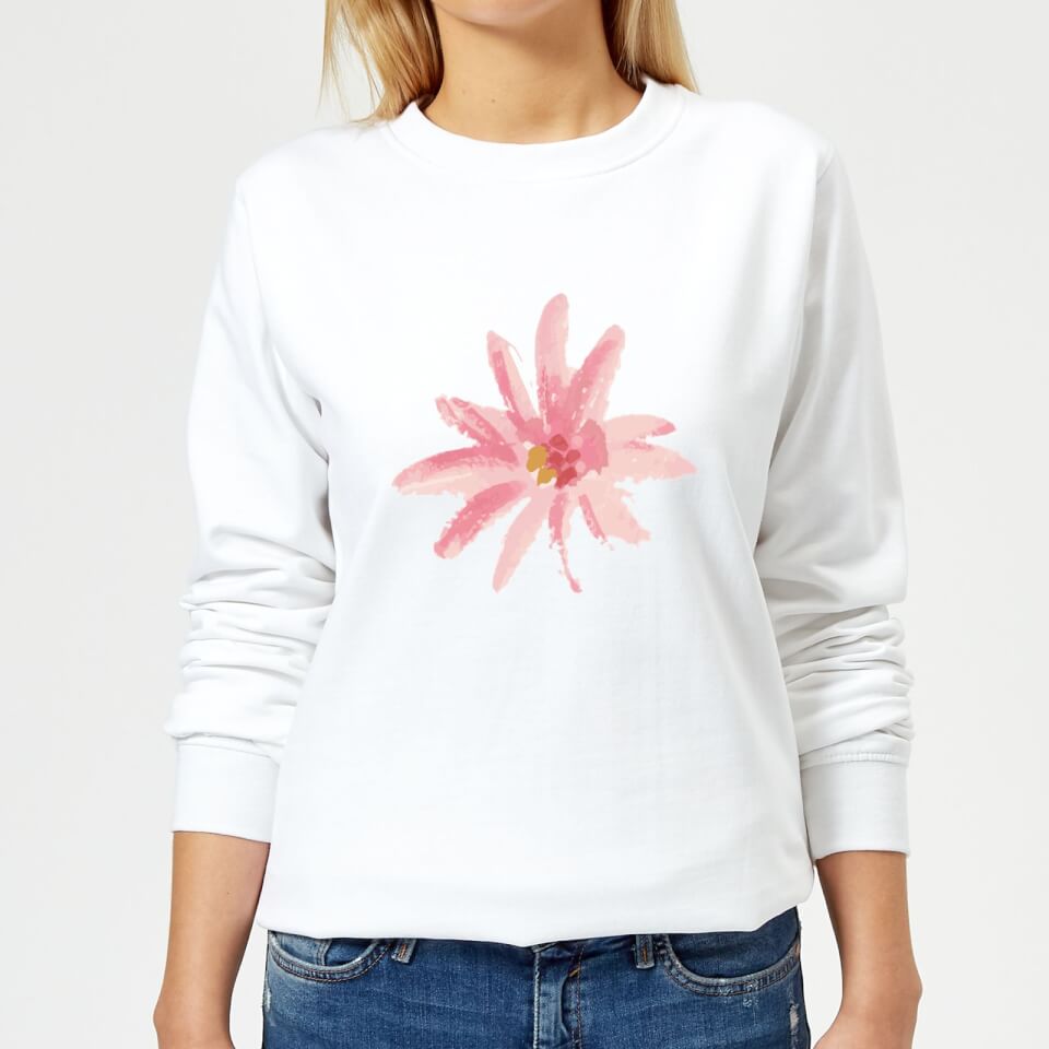 Flower 6 Women's Sweatshirt - White
