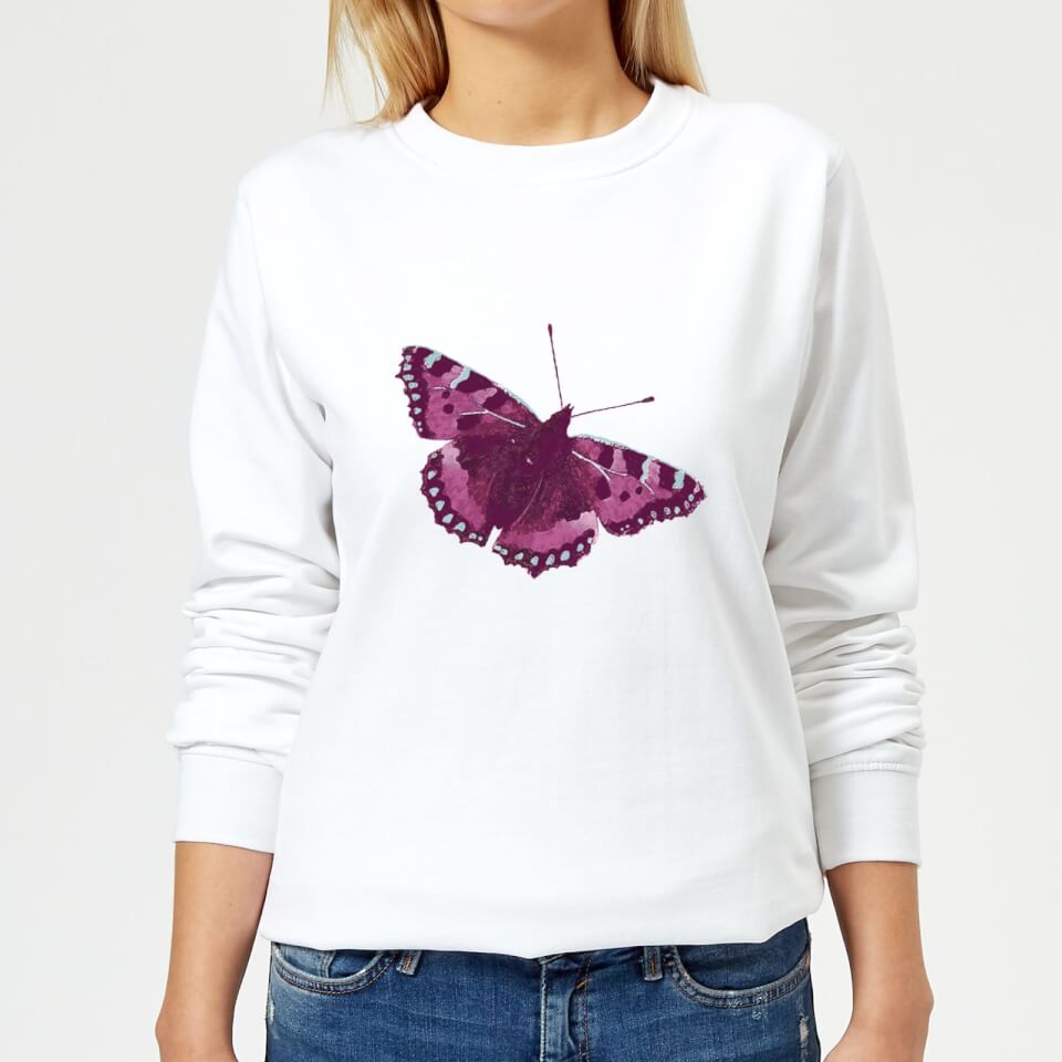 Butterfly 5 Women's Sweatshirt - White