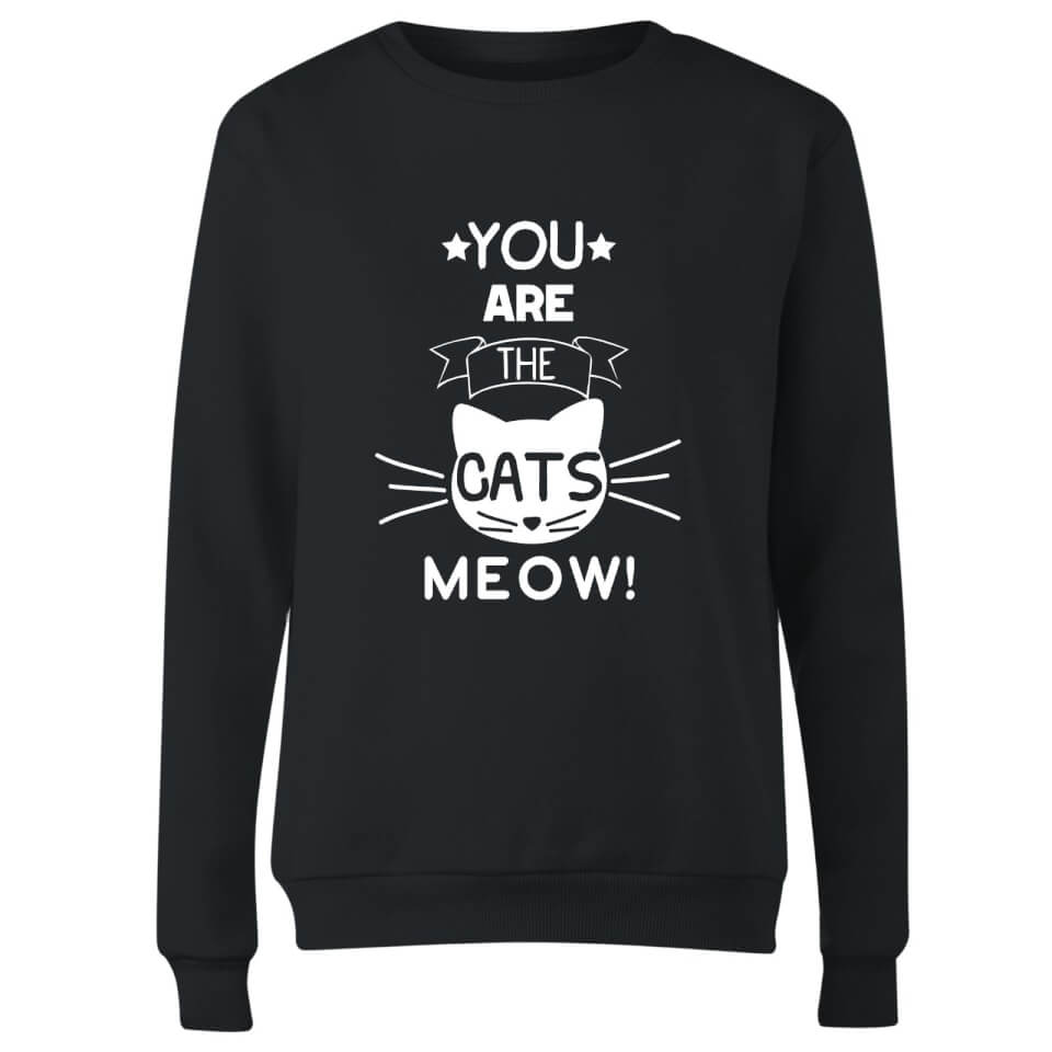 You Are The Cats Meow Women's Sweatshirt - Black 2