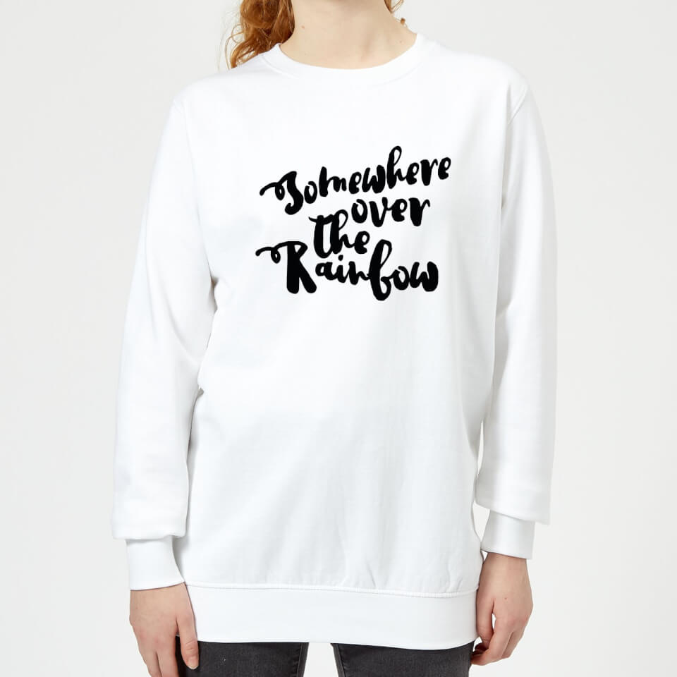 Somewhere Over The Rainbow Women's Sweatshirt - White