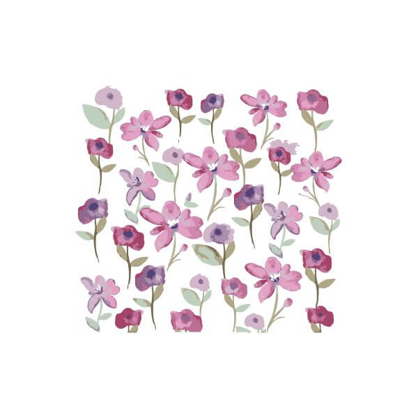 Candlelight Spring Flower Bed Women's T-Shirt - White 0