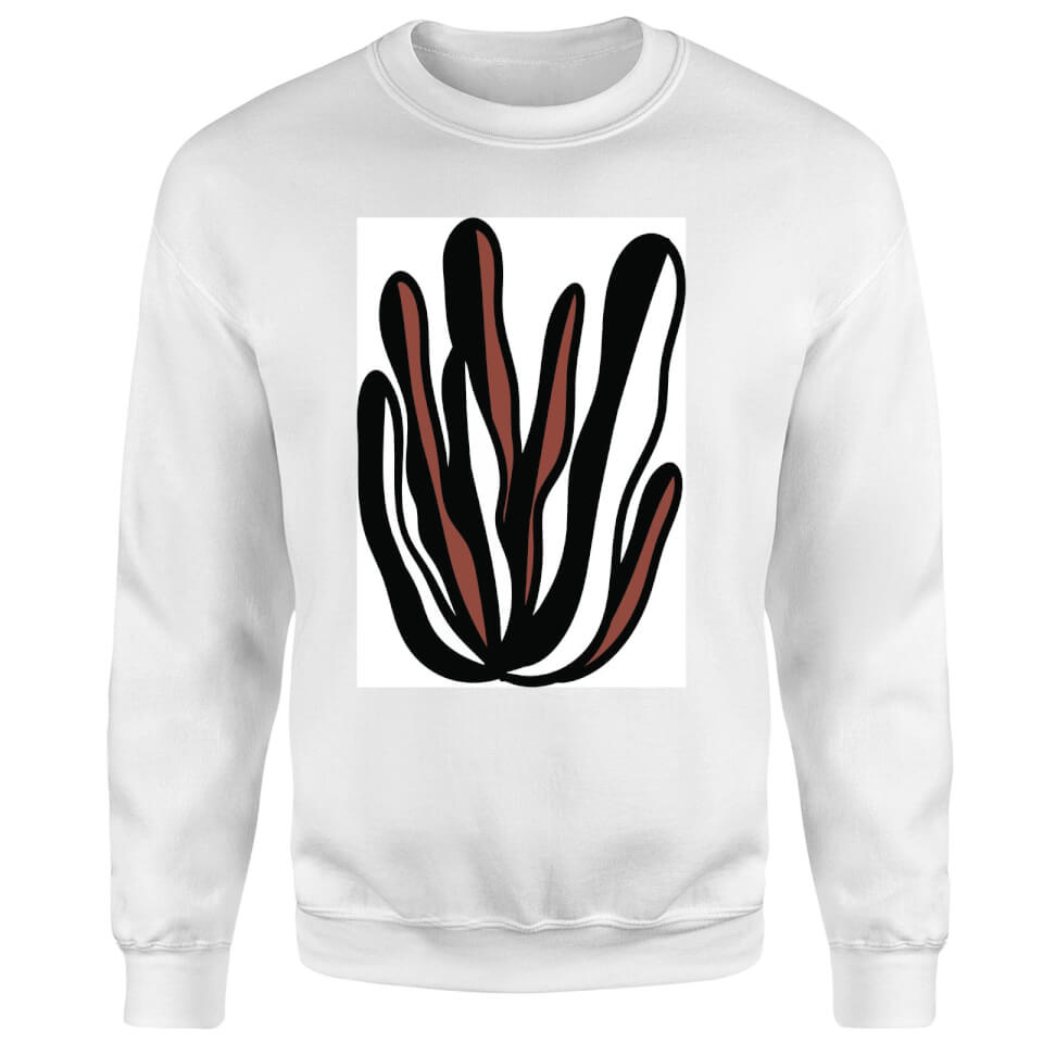 Candlelight Native Stylised Bush Sweatshirt - White 2
