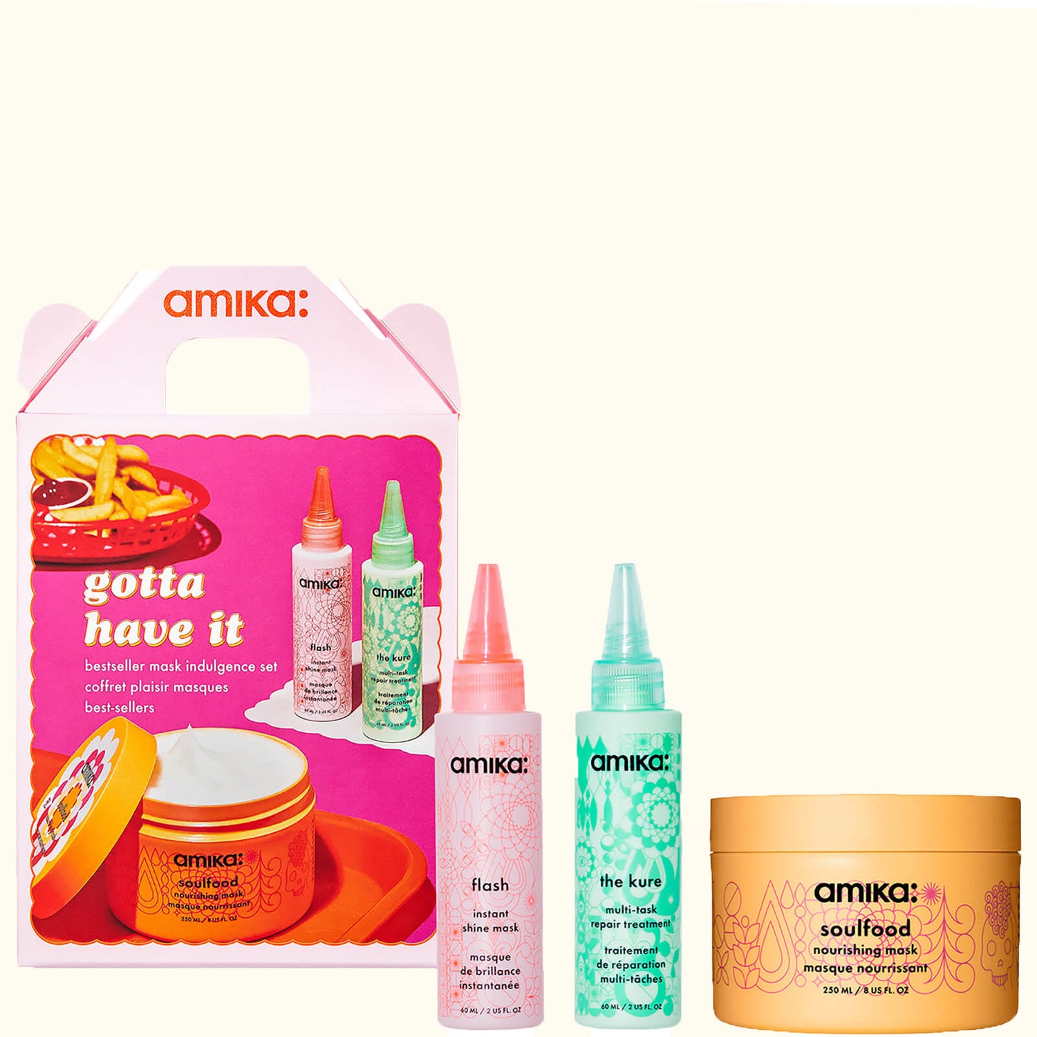 hair care gift sets gifts + value sets amika uk