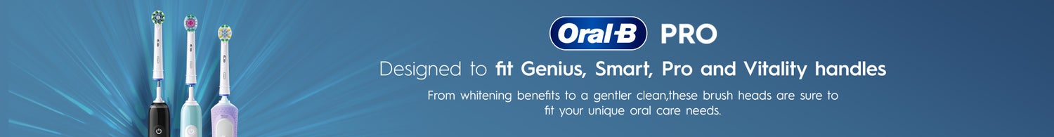 Other Brush Heads: Compatible with all Oral-B electric toothbrushes*. Only genuine Oral-B brush heads guarantee a 100% handle fit. *Except iO and Pulsonic.