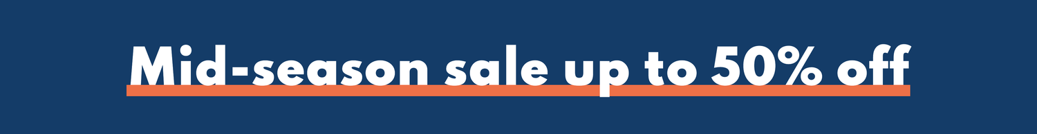 Midseason sale up to 50% off