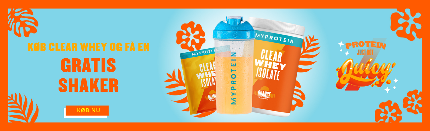 Køb Clear Whey og få en gratis shaker