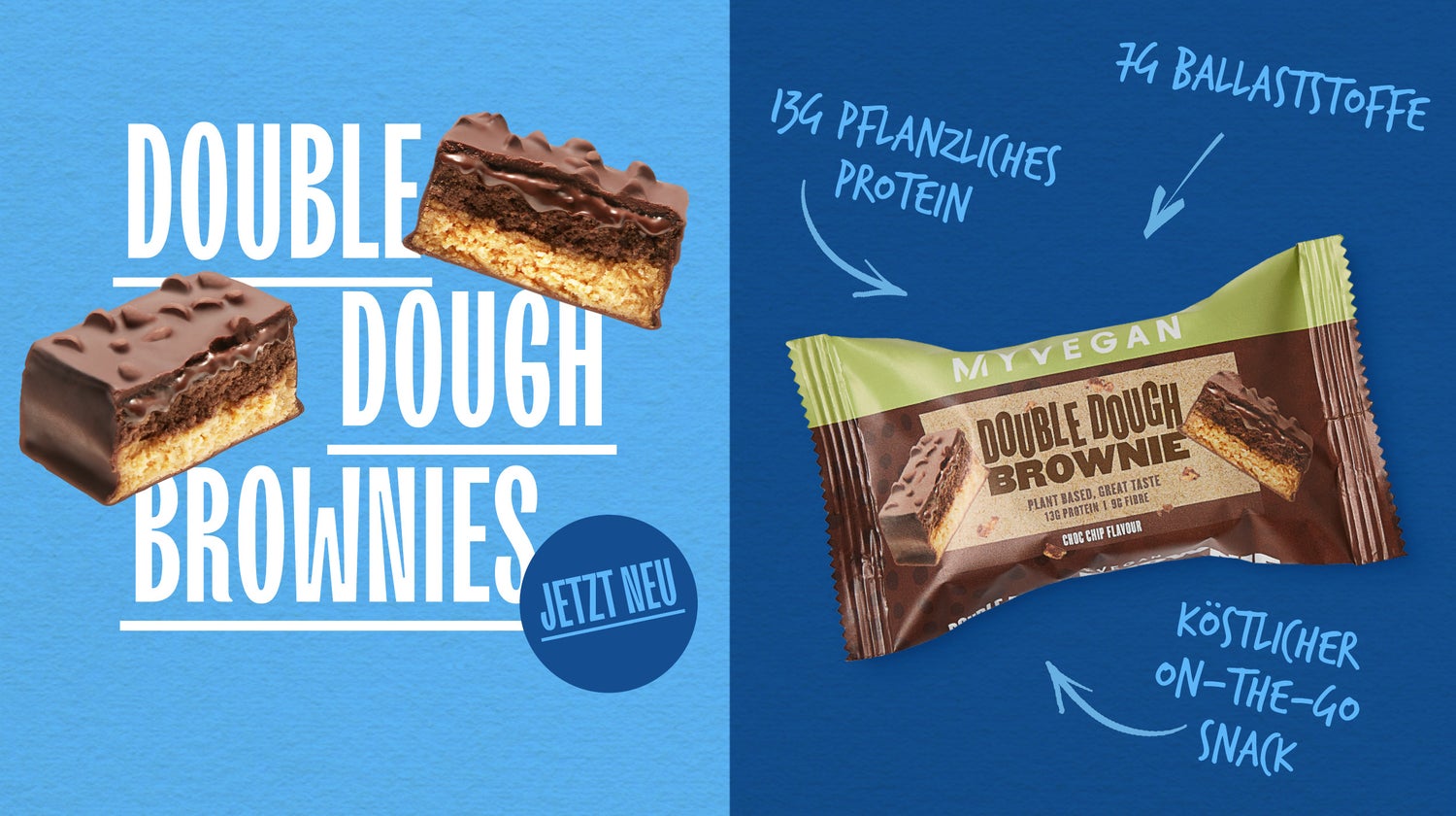 Vegan Double Dough Brownie