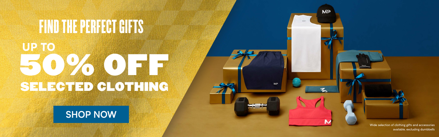 Up to 50% off selected clothing