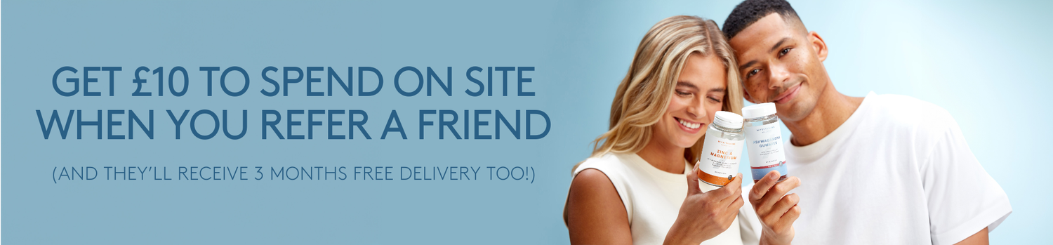 Get £10 to spend on site when you refer a friend and they'll receive 3 months free delivery too!