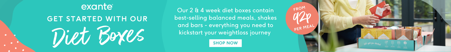 Get started with our 2 & 4 week diet boxes