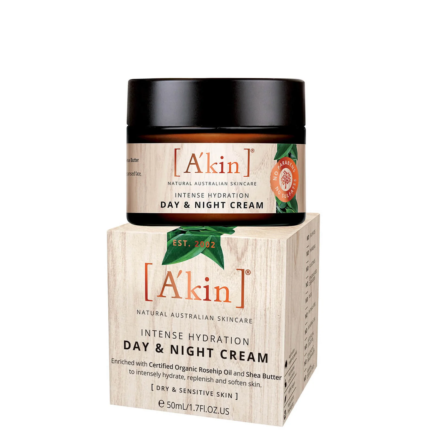 A'Kin Intense Hydration Day & Night Cream (50ml)