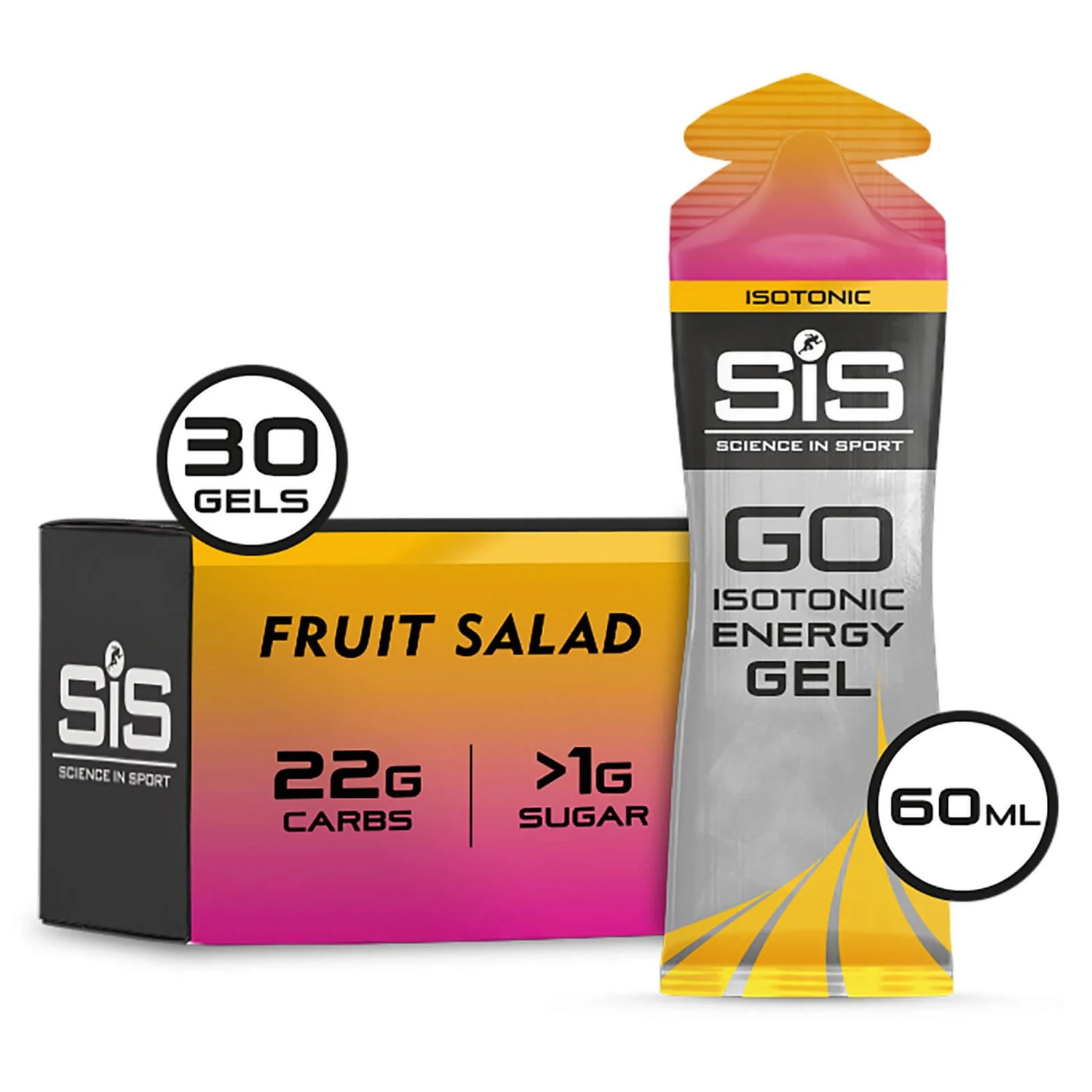 Science in Sport GO Isotonic Energy Gel Box of 30