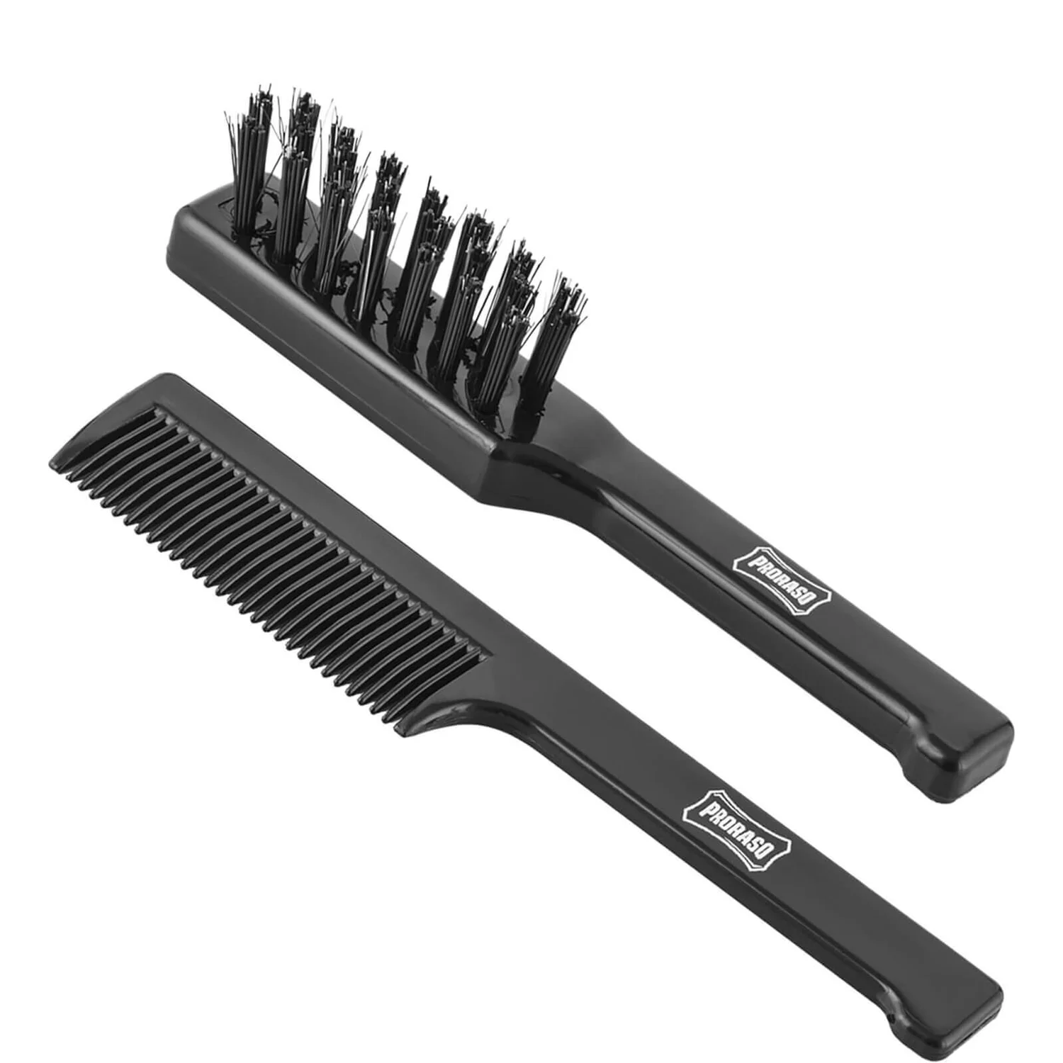 Proraso Moustache Comb and Beard Brush Set