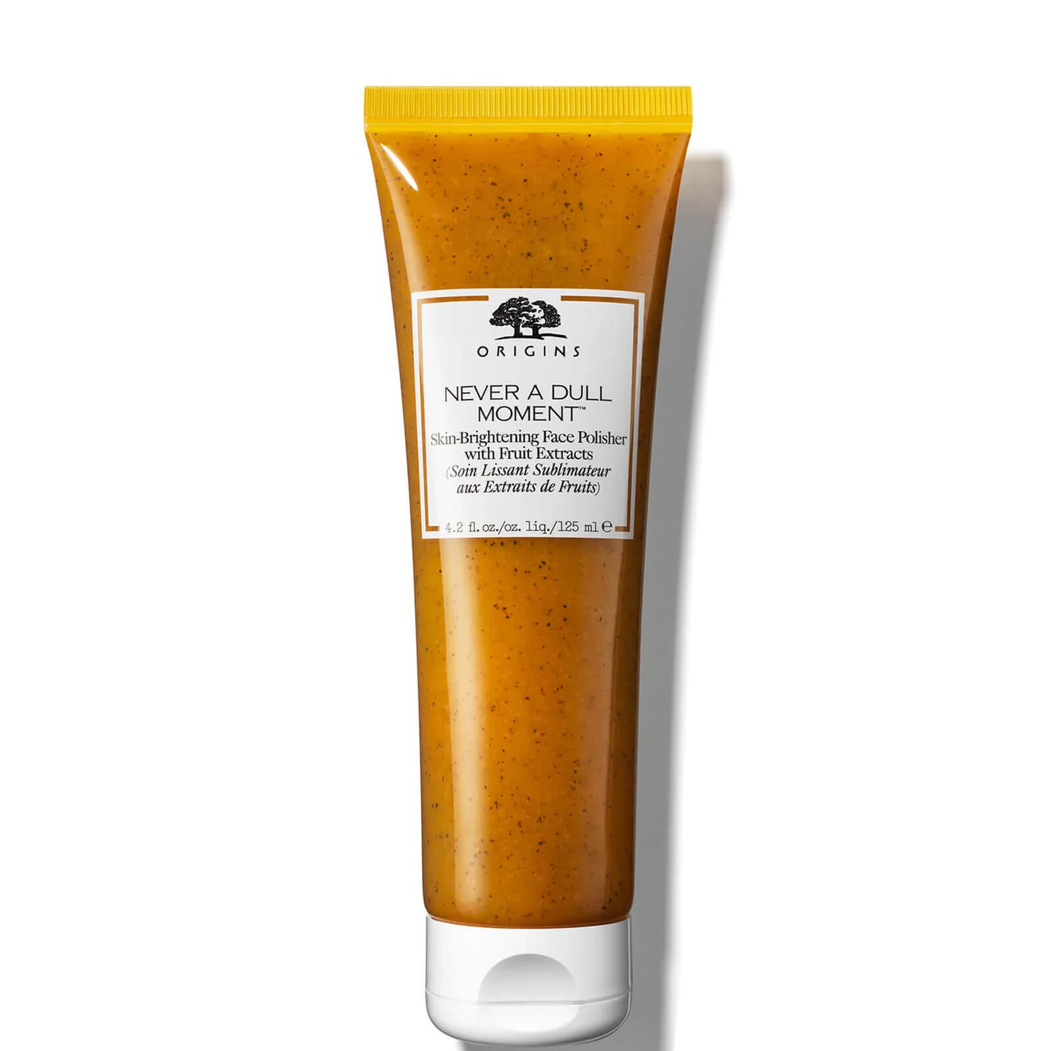 Ihoa kirkastava ja hedelmäuutteita sisältävä Origins Never A Dull Moment Skin -kuorintavoide kasvoille 125ml