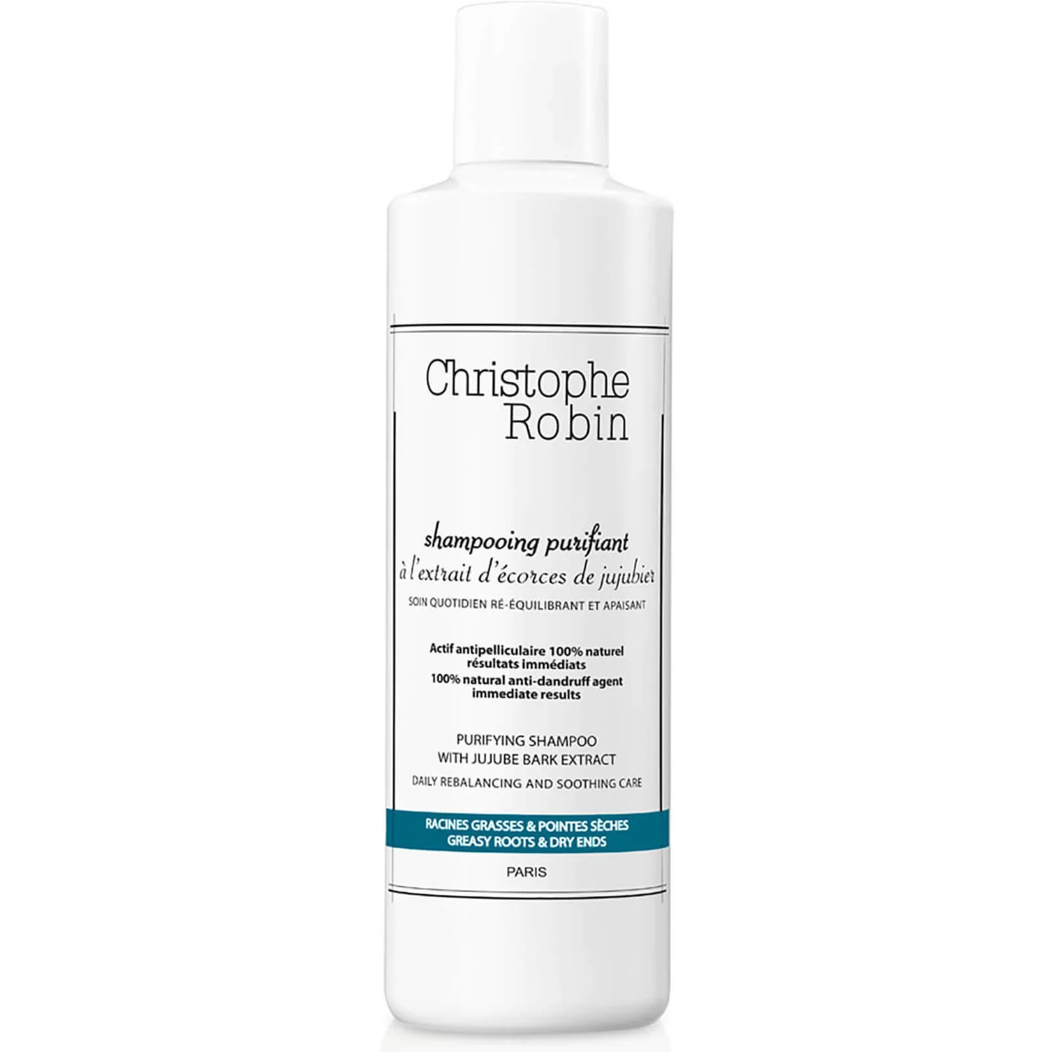 Christophe Robin Purifying Shampoo med Jujube Bark Extract 250 ml