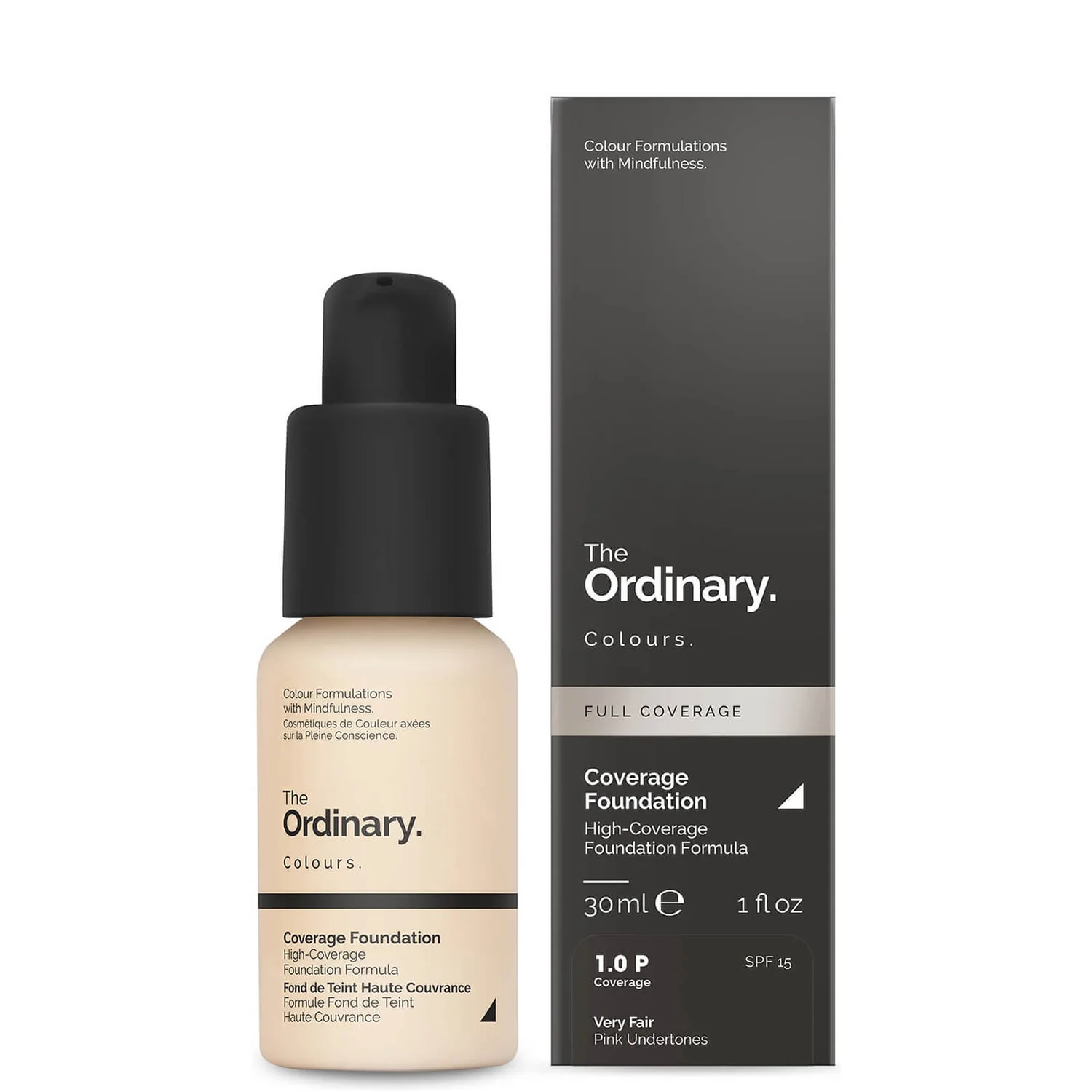 The Ordinary Coverage Foundation with SPF 15 by The Ordinary Colours 30ml,