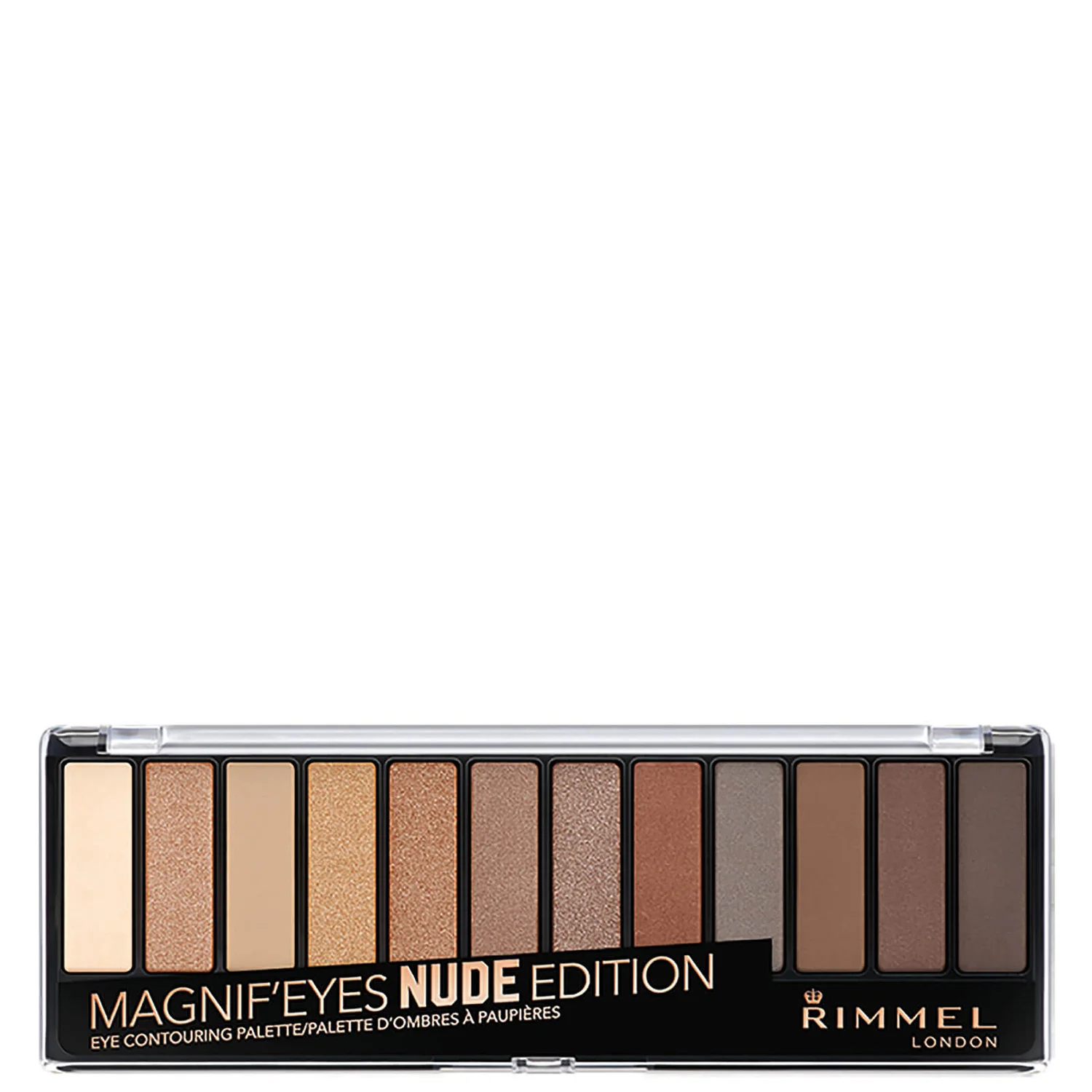 Paleta de sombras 12 Pan da Rimmel - Nude Edition 14 g