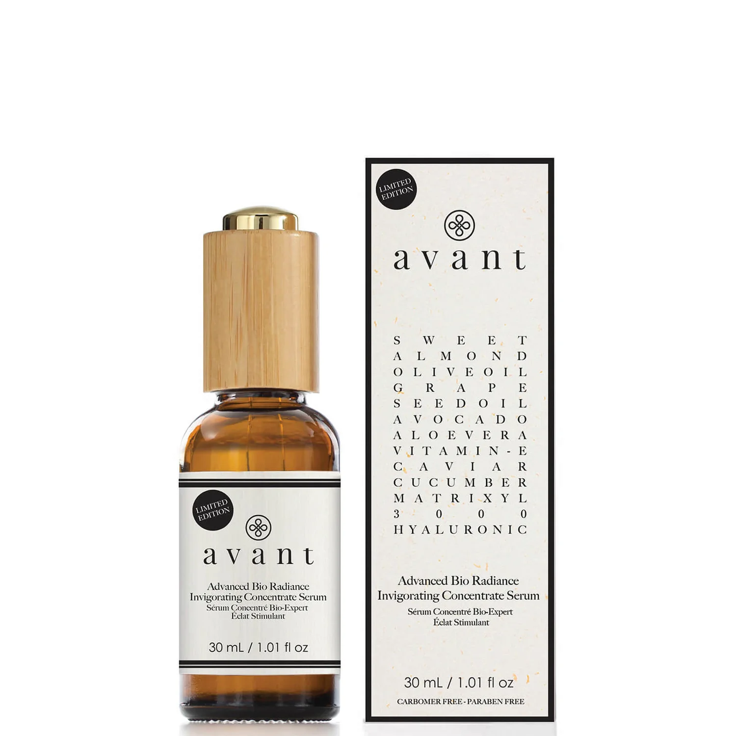 Avant Skincare Limited Edition Advanced Bio Radiance Invigorating Concentrate Serum 30ml