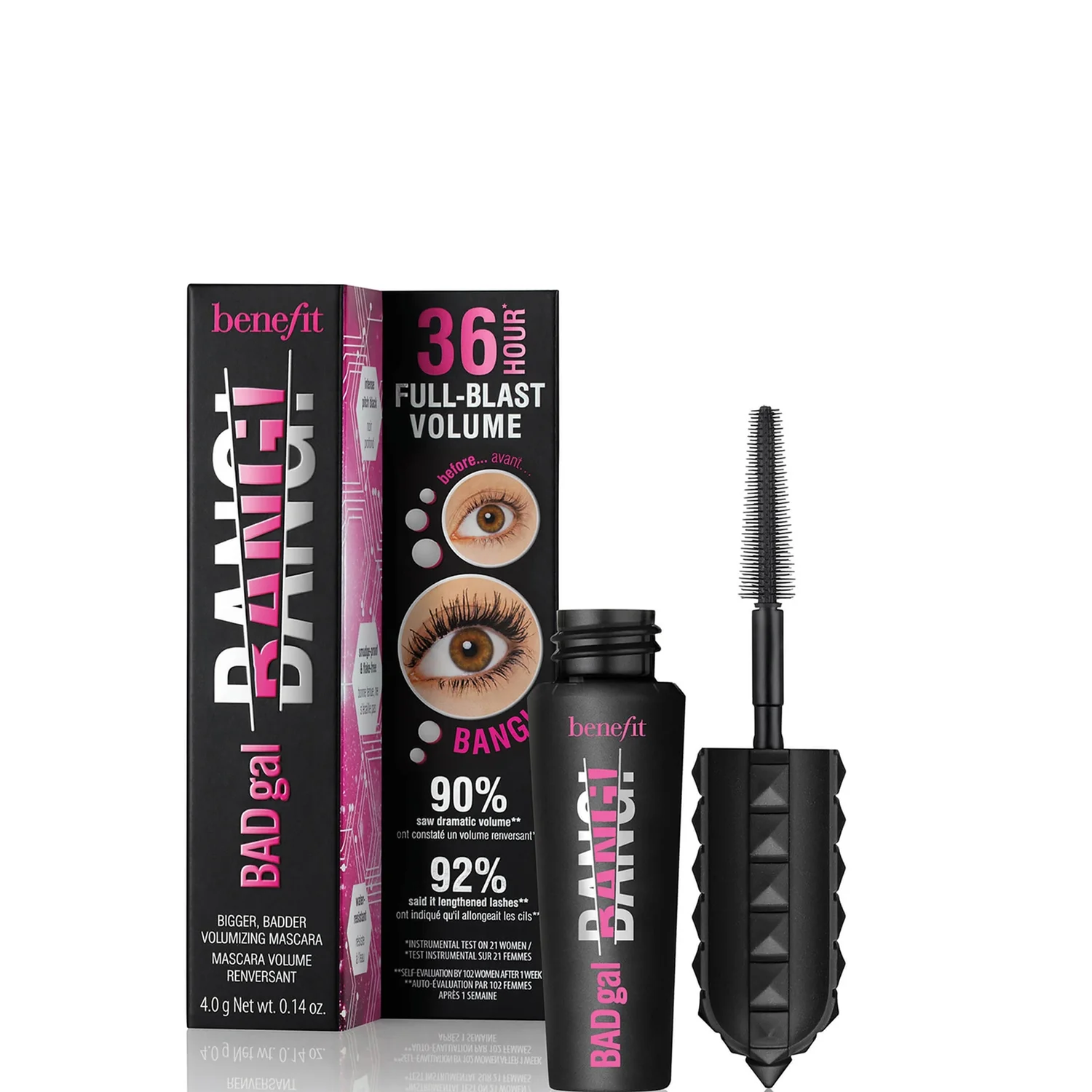 benefit Badgal Bang Volumising Mascara Mini - Pitch Black 4g