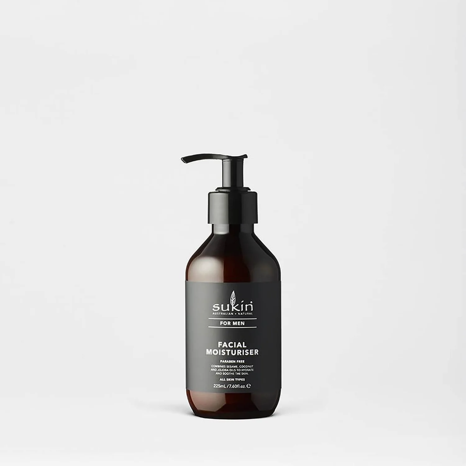 Sukin for Men Facial Moisturiser 225ml
