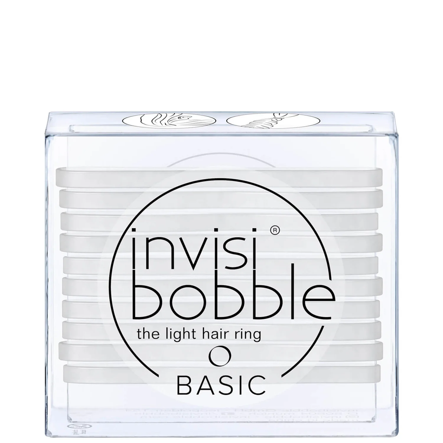 invisibobble Basic The Light Hair Ring - Crystal Clear (10 Pack)