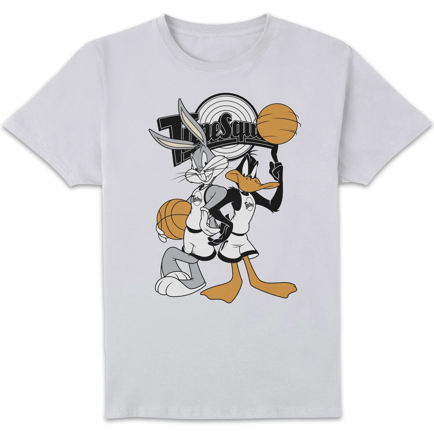 Space Jam Bugs And Daffy Tune Squad Men's T-Shirt - White