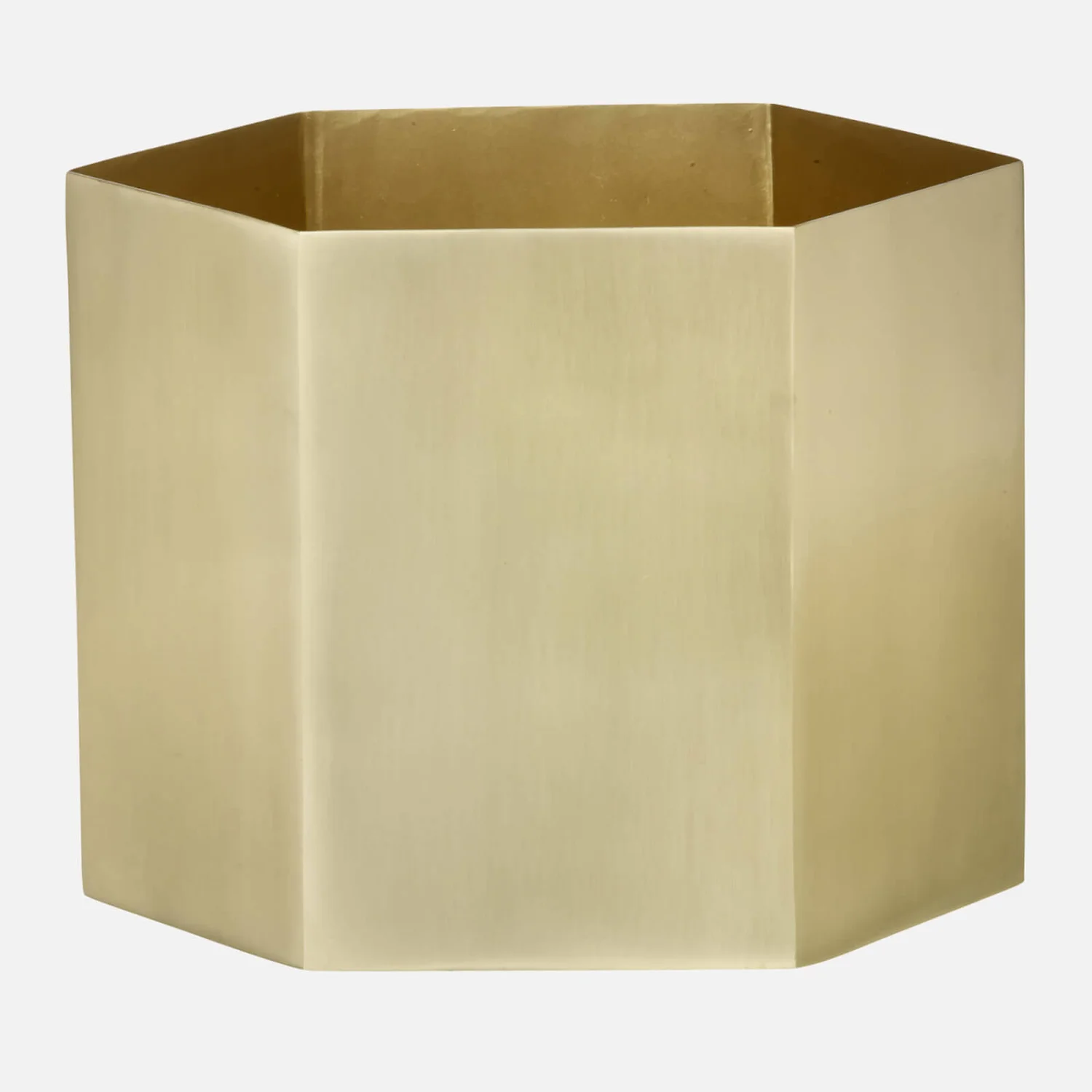 Ferm Living Hexagon Pot - Extra Large - Brass