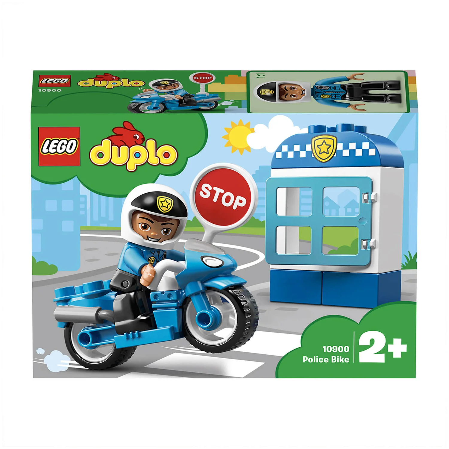 LEGO DUPLO Town: Police Bike and Policeman Building Set (10900)