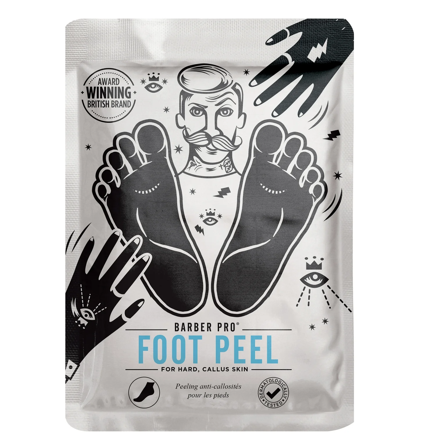 BARBER PRO Foot Peel Treatment (1 ζευγάρι)