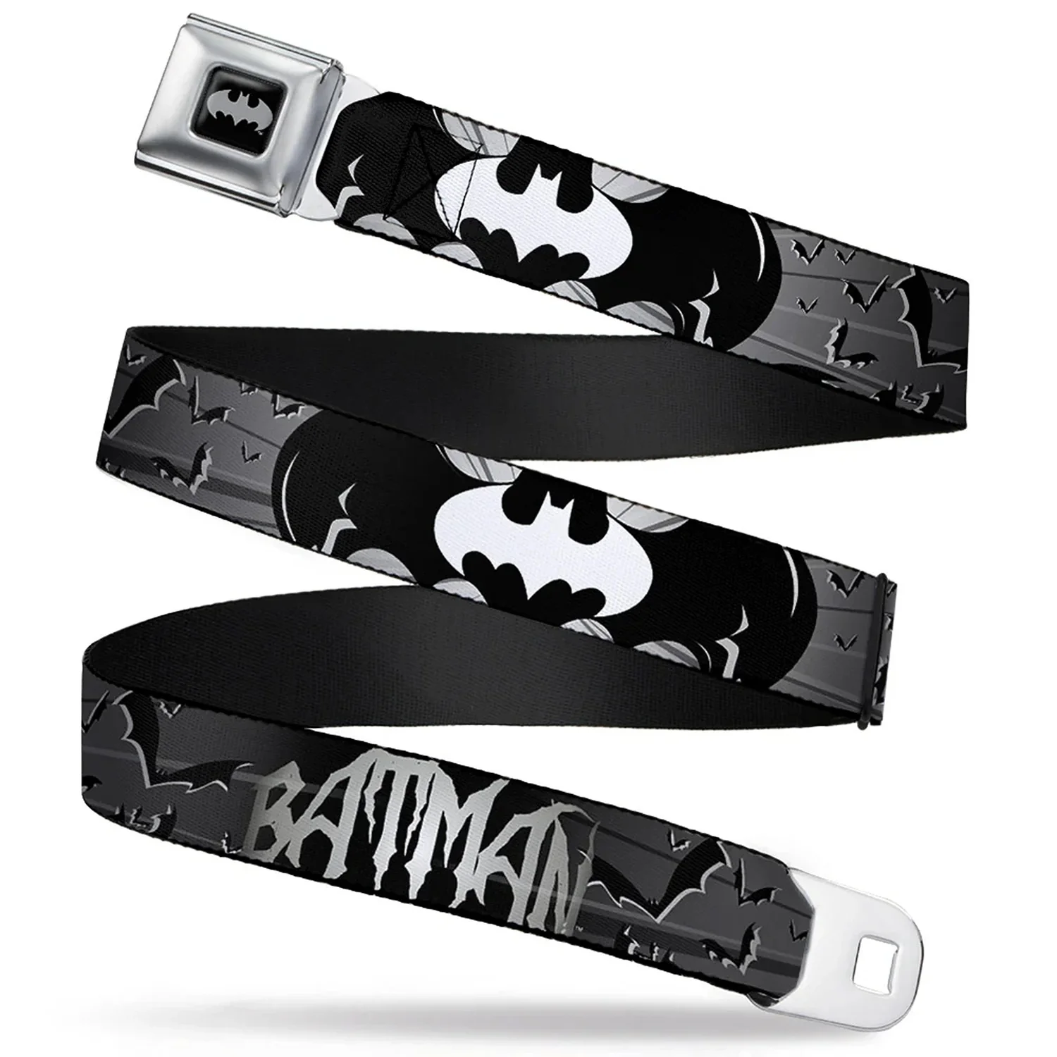 Buckle-Down DC Comics Batman Seatbelt Belt - Multi
