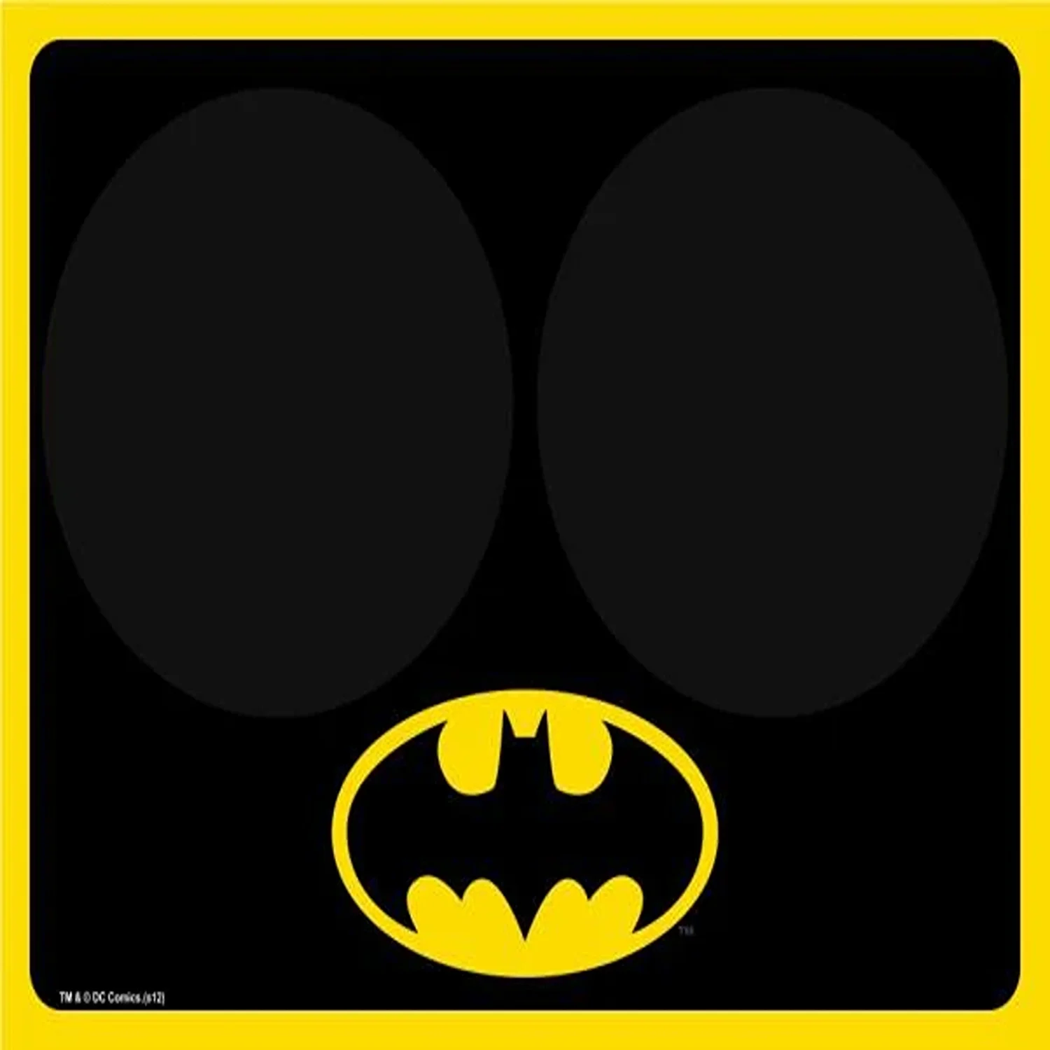 Buckle-Down DC Comics Batman Bowl Placemat - Black/Yellow