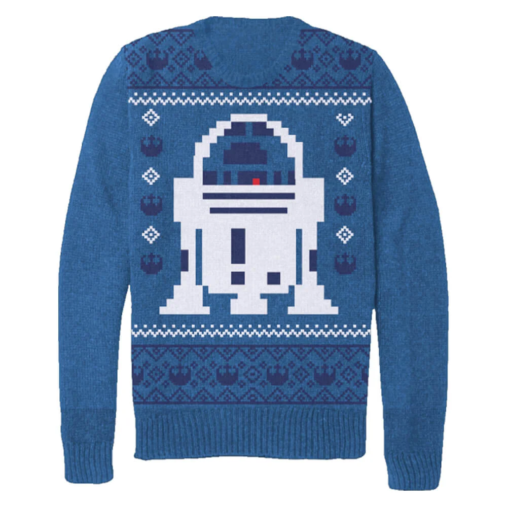 Star Wars Men's Christmas R2-D2 Knitted Jumper
