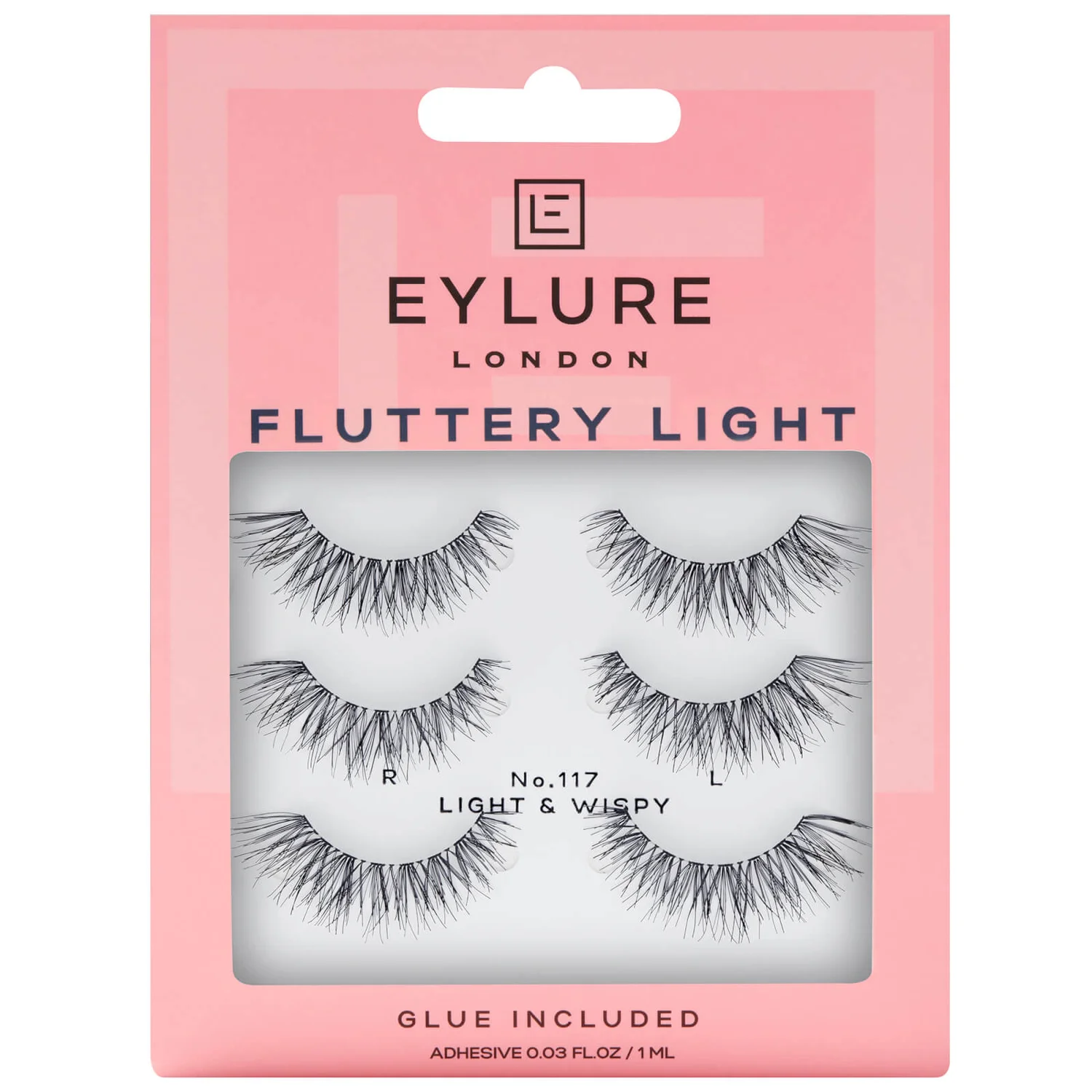 Eylure False Lashes - Fluttery Light No. 117 Multipack