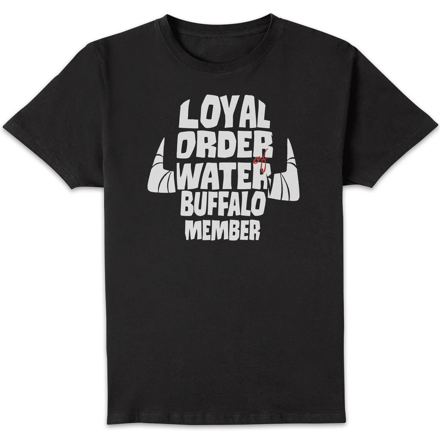 The Flintstones Loyal Order Of Water Buffalo Member Men's T-Shirt - Black