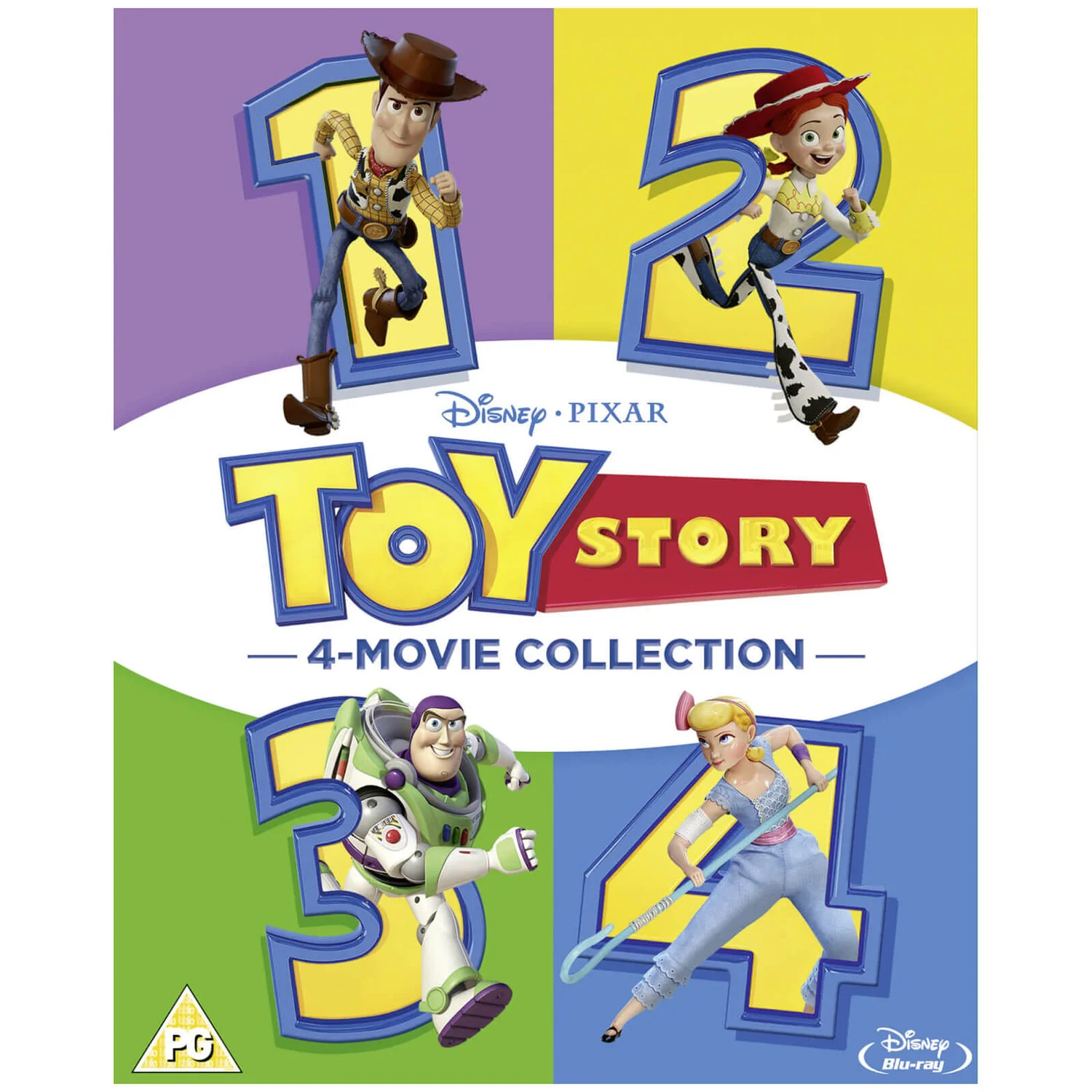 Toy Story 1-4 Komplett-Box-Set