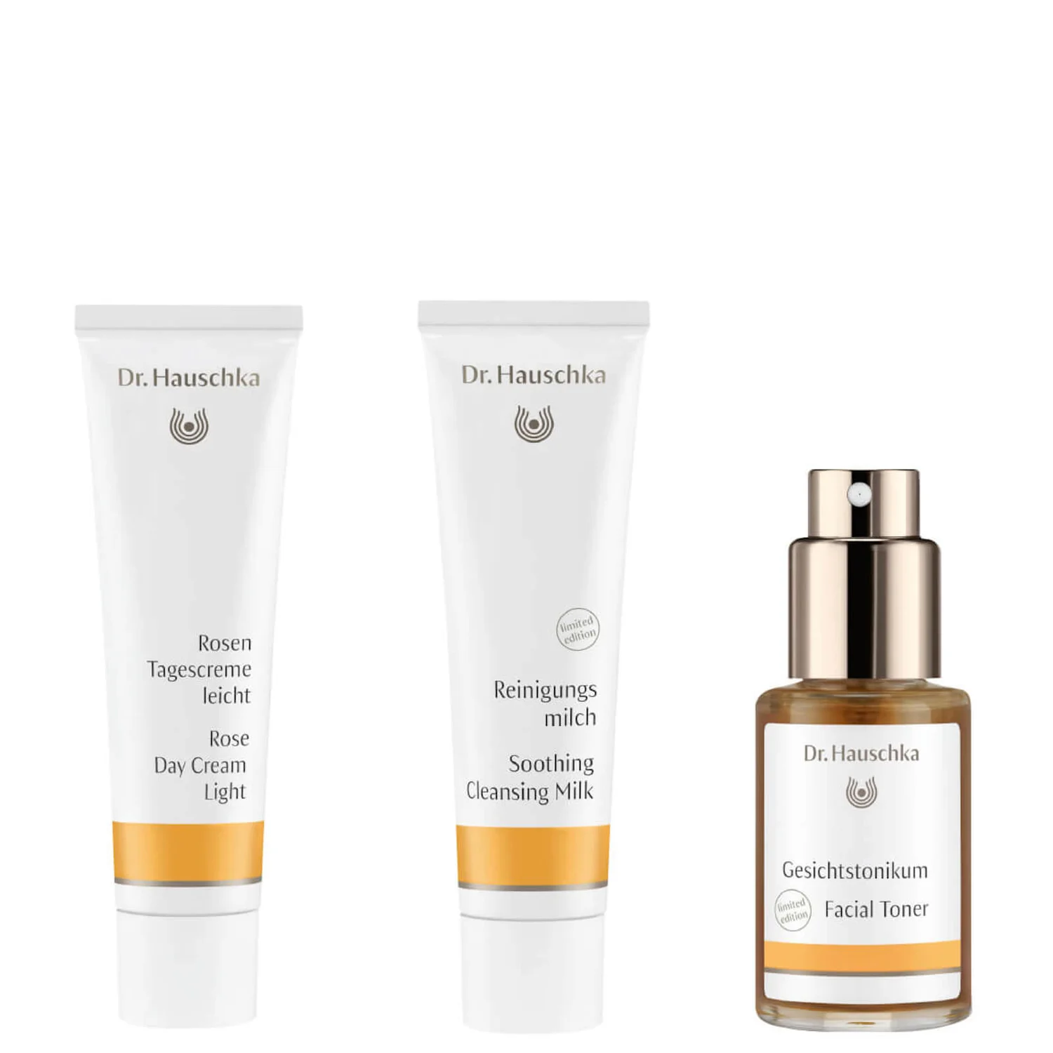 Ο Δρ. Hauschka Radiant Rose Light Set 3 x 30ml
