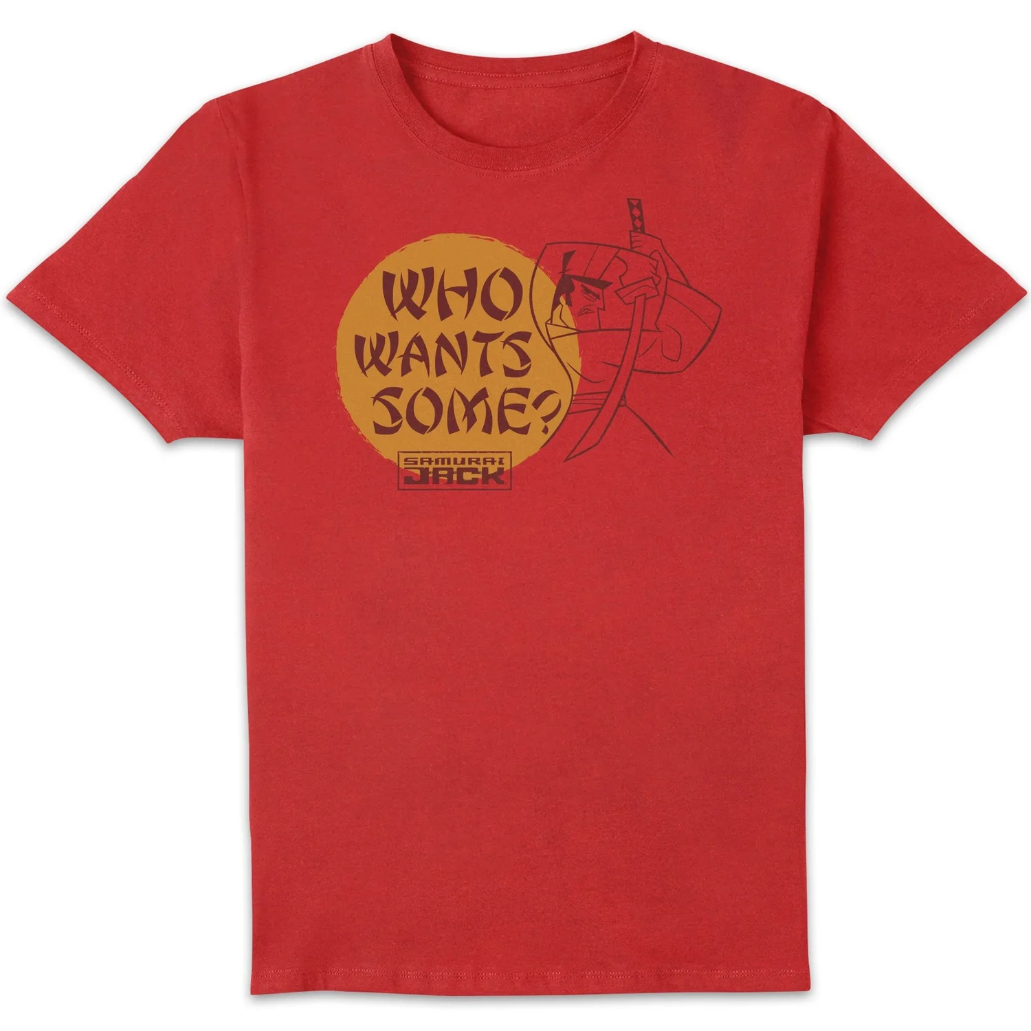 Samurai Jack Who Wants Some Men's T-Shirt - Red - L