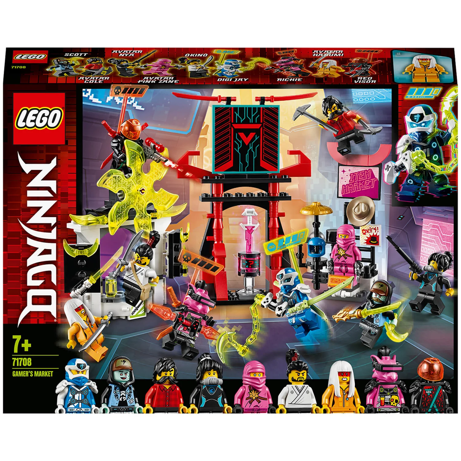 LEGO NINJAGO: Gamer's Market Minifigures: Set (71708)