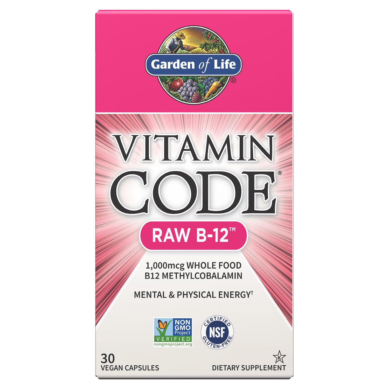Vitamin Code 純天然維他命B12－30粒